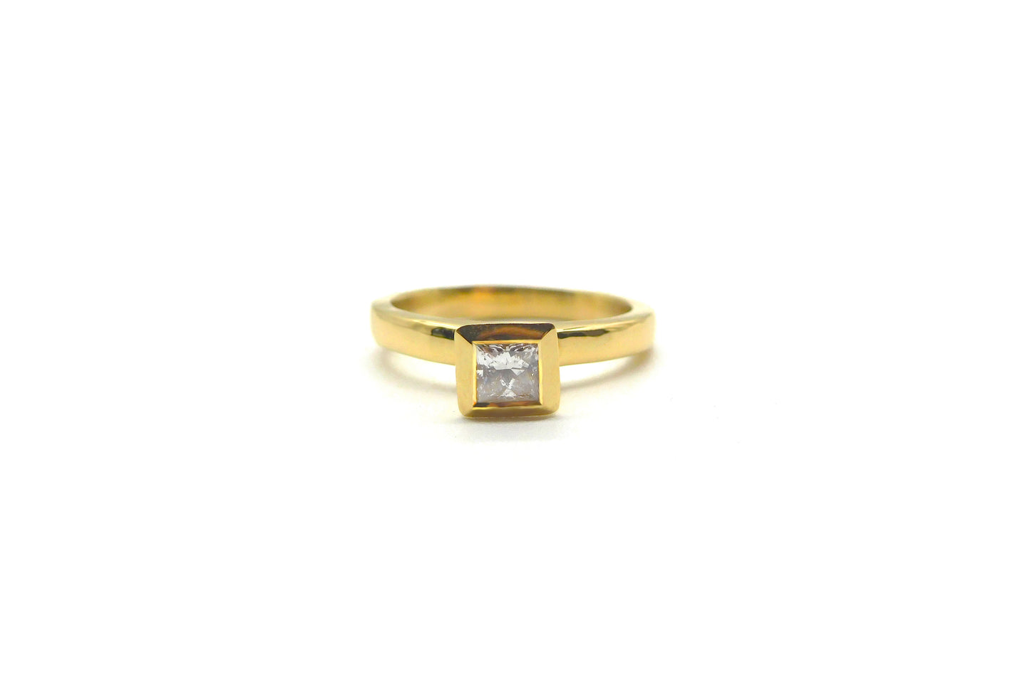 Princess Cut Diamond Solitaire Ring