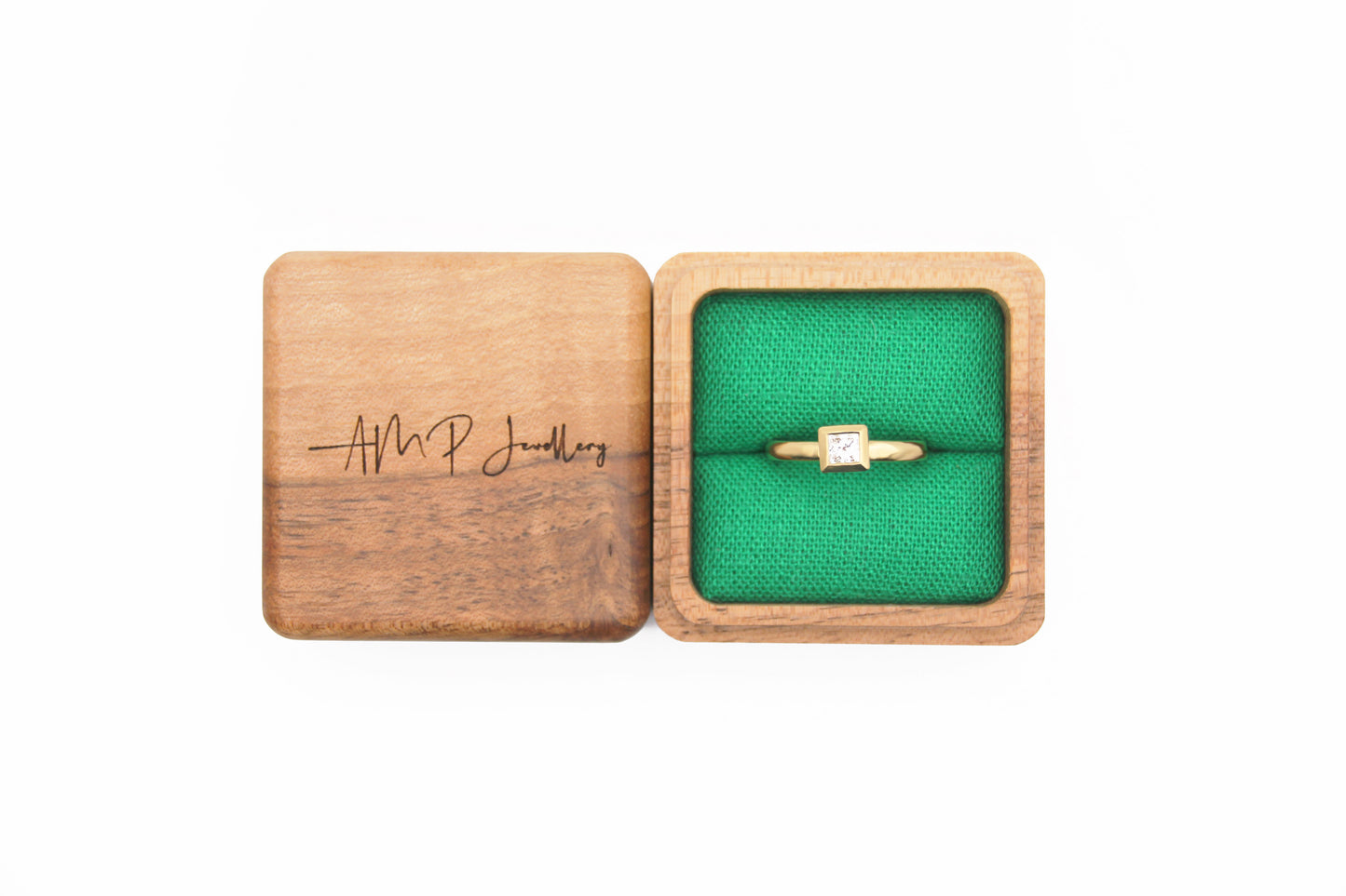 Princess Cut Diamond Solitaire Ring