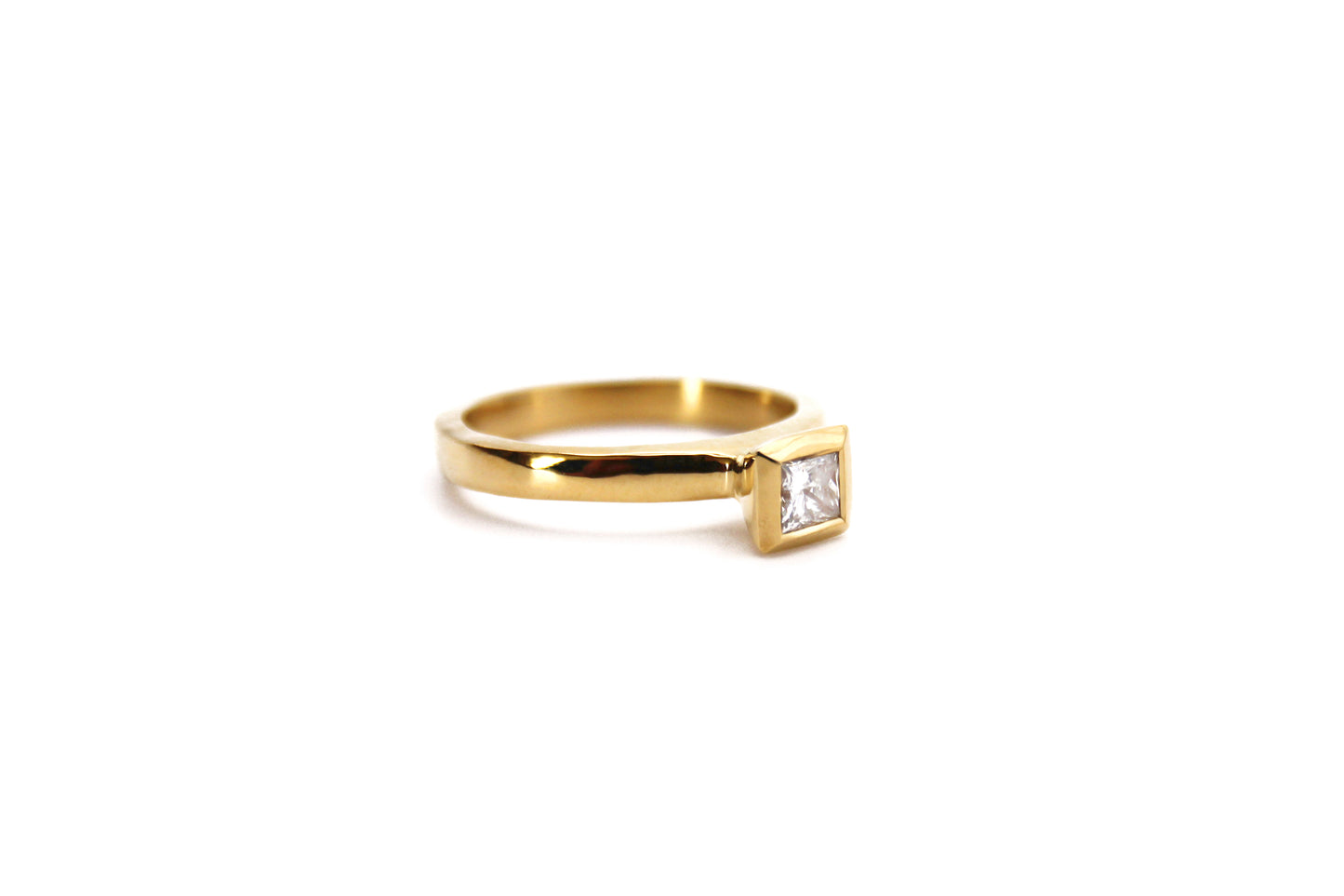 Princess Cut Diamond Solitaire Ring